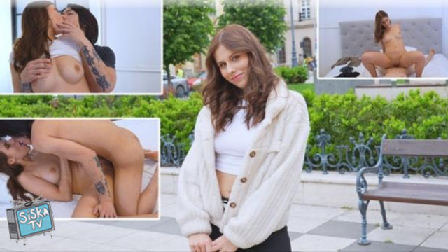 This is her first porn video. She's super nervous.