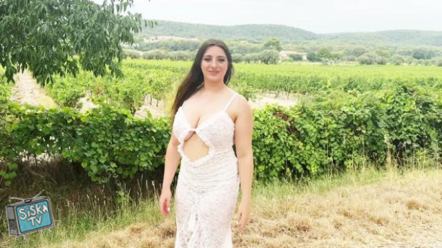 Luna Doll, supercharged with two guys!