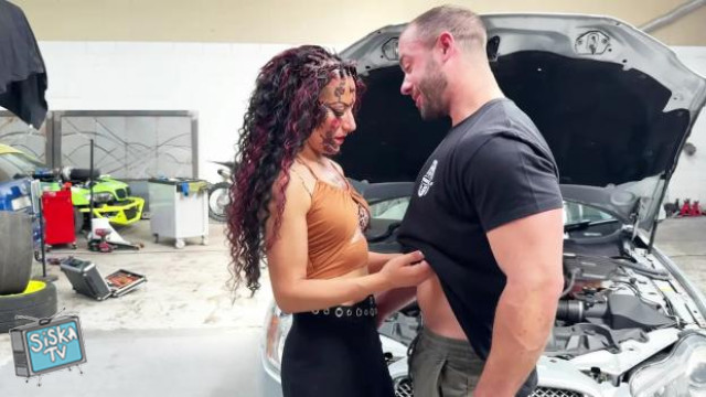 Melissa, sodomized in a garage!