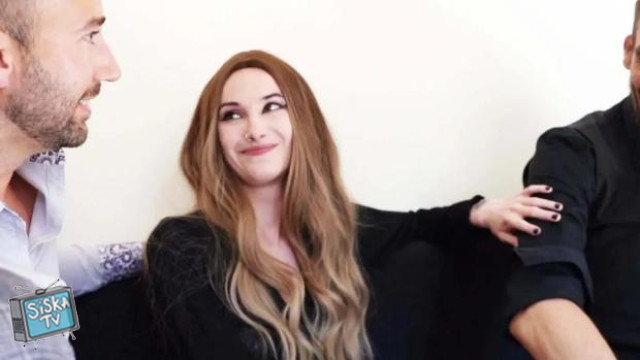 Katya is not impressed by two guys!