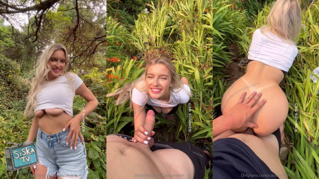 BRAND NEW POV Sneaky Sex In The Jungle