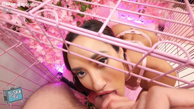 Caged Slave BabeGet Fucked by Nade Nasty