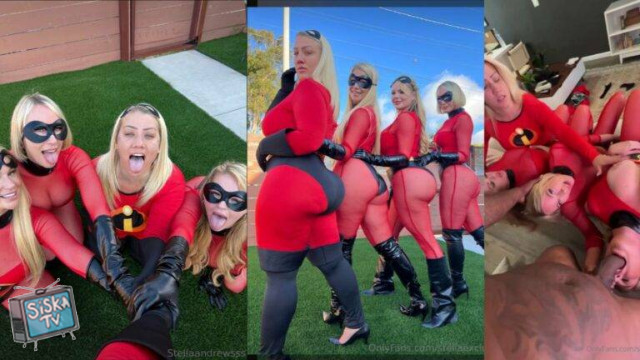 INCREDIBLES BGGGG Stepfamily Gangbang