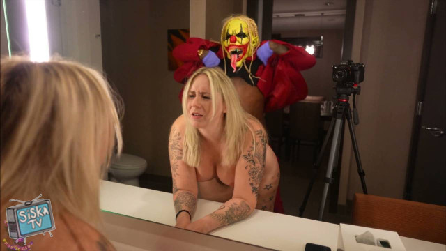 Biggest Boobs Slut Rammed in Toilet