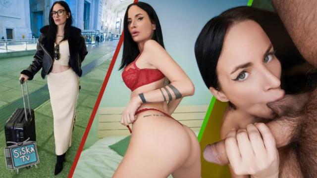 Pizza, a Strip Tease, and Authentic Italian Pussy (Rebecca Costa Debut)