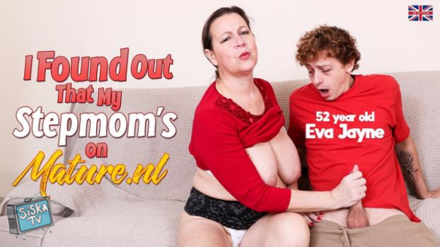 52 year old MILF is a huge star on mature.nl and her stepson just found out and wants to know more