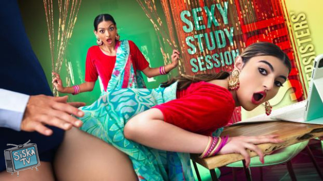 Sari Stepsisters' Sexy Study Session