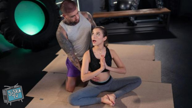 Mindful yoga Latina teen passion